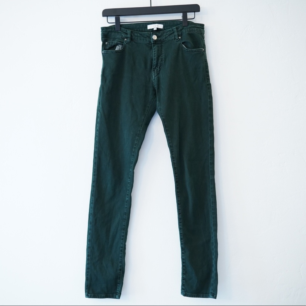 IRO DARK GREEN SKINNY JEANS